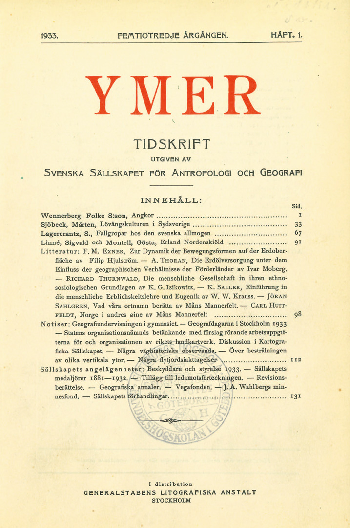 YMER 1933